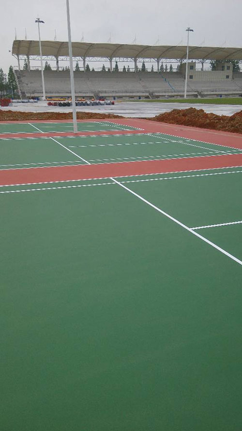 常德市技師學院新校區(qū)硅PU羽毛球場