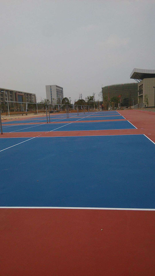 常德幼兒師專硅PU排球場