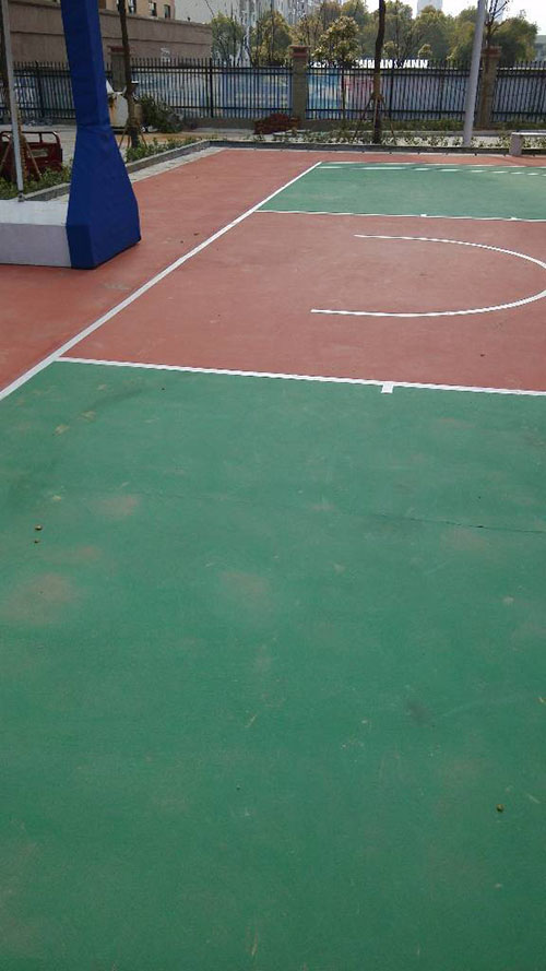 岳陽市技術(shù)監(jiān)督局丙烯酸籃球場